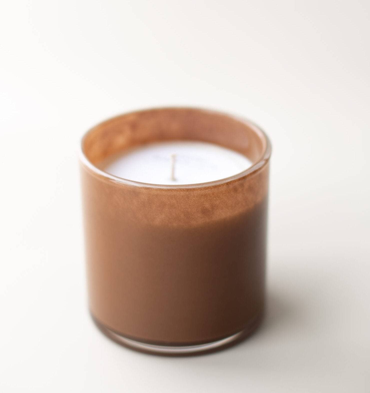 Brown Glass Candle - Toasted Pumpkin Latte 12oz (12 Pack)
