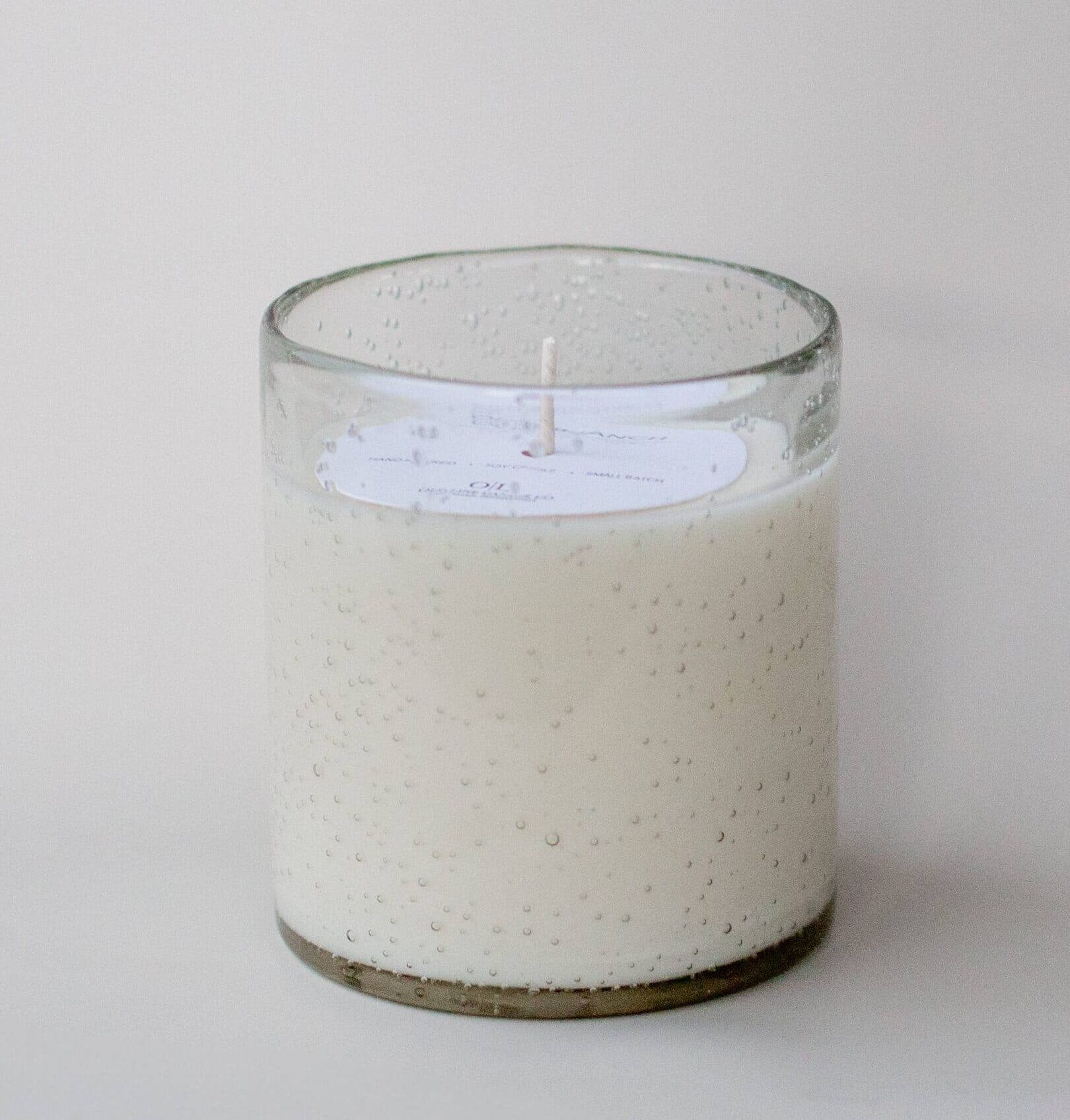 Clear Bubble Candle - 16oz (12 pack)
