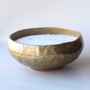 Gold Bowl Candle