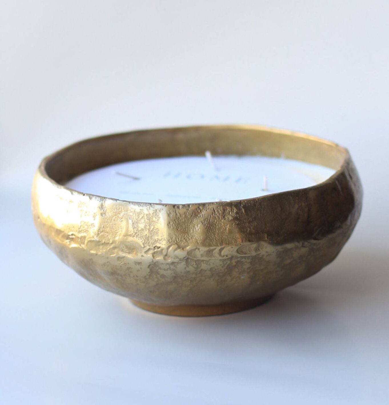 Gold Bowl Candle