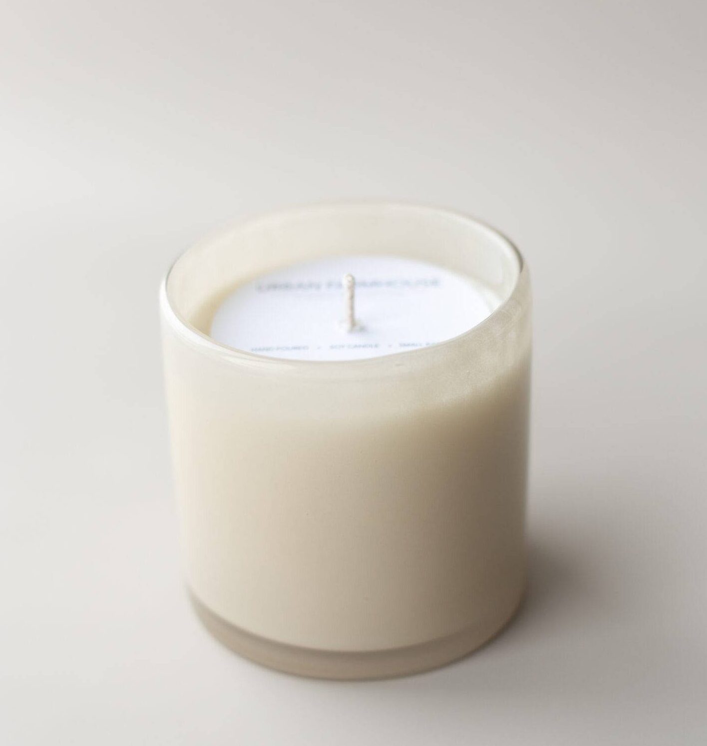 Cream Glass Candle - 12oz